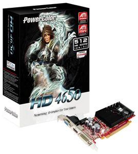 Видеокарта PCI-E ATI Radeon HD 4650 0512Mb Powercolor , DDR2 ( AX4650 512MD2-H ) OEM