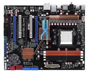 Материнская плата ATX AMD 790FX ASUS Socket AM3 DDR3 ( M4A79T DELUXE ) Retail