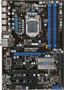 Материнская плата ATX iP55 MSI LGA 1156 DDR3 ( P55-CD53 ) Retail