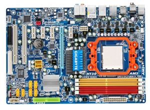 Материнская плата ATX AMD 770 Gigabyte Socket AM3 DDR2 ( GA-MA770-US3 ) Retail