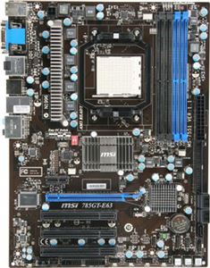 Материнская плата ATX AMD 785G MSI Socket AM2 DDR2 ( 785GT-E63 ) Retail