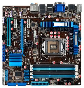 Материнская плата mATX iH55 ASUS LGA 1156 DDR3 ( P7H55D-M PRO ) Retail