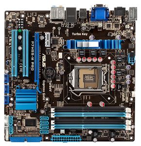 Материнская плата mATX iH55 ASUS LGA 1156 DDR3 ( P7H55-M PRO ) Retail