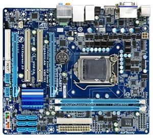 Материнская плата mATX iH55 Gigabyte LGA 1156 ( GA-H55M-S2H ) Retail