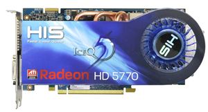 Видеокарта PCI-E ATI Radeon HD 5770 1024Mb HIS , DDR5 ( H577QT1GD ) Retail