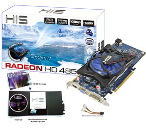 Видеокарта PCI-E ATI Radeon HD 4850 1024Mb HIS , DDR3 ( H485FM1GH ) Retail