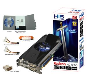 Видеокарта PCI-E ATI Radeon HD 5850 1024Mb HIS , DDR5 ( H585FN1GD ) Retail