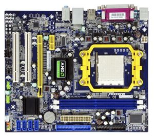 Материнская плата mATX AMD 690V Foxconn Socket AM2 DDR2 Lan ( A6VMX ) OEM