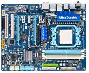 Материнская плата ATX AMD 790FX Gigabyte Socket AM3 DDR3 ( GA-MA790FXT-UD5P ) Retail