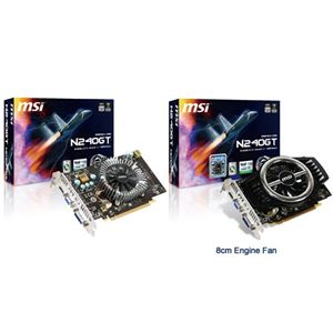 Видеокарта PCI-E nVidia GeForce GT 240 0512Mb MSI , DDR5 ( N240GT-MD512/D5 ) Retail