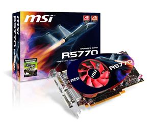 Видеокарта PCI-E ATI Radeon HD 5770 1024Mb MSI , DDR5 ( R5770-PM2D1G-OC ) Retail