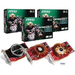 Видеокарта PCI-E nVidia GeForce 9800 GT 0512Mb MSI , DDR3 ( N9800GT-MD512 ) OEM