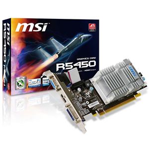 Видеокарта PCI-E ATI Radeon HD 5450 1024Mb MSI , DDR3 ( R5450-MD1GH ) Retail