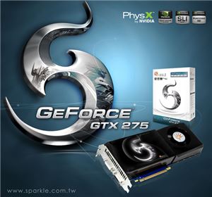 Видеокарта PCI-E nVidia GeForce GTX 275 0896Mb Sparkle , DDR3 ( SXX275896D3-VP ) Retail