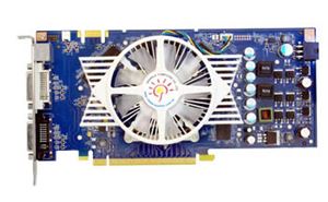 Видеокарта PCI-E nVidia GeForce 9600 GT 1024Mb Sparkle , DDR3 ( SF-PX96GT1024D3-HP ) Retail