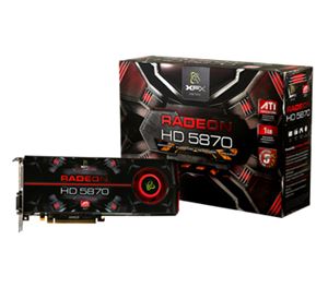 Видеокарта PCI-E ATI Radeon HD 5870 1024Mb XFX , DDR5 ( HD-587A-ZNF9 ) Retail