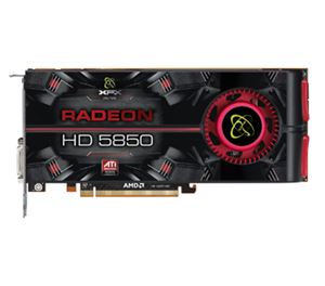 Видеокарта PCI-E ATI Radeon HD 5850 1024Mb XFX , DDR5 ( HD-585A-ZNBC ) Retail