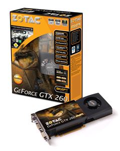 Видеокарта PCI-E nVidia GeForce GTX 260 0896Mb Zotac , DDR3 ( ZT-X26E3KG-FSP ) Retail