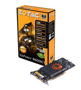 Видеокарта PCI-E nVidia GeForce 9600 GT 1024Mb Zotac , DDR3 ( ZT-96TEY3G-FSL ) Retail