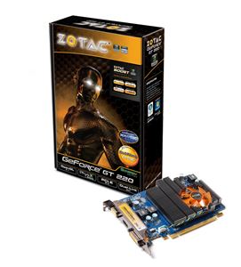 Видеокарта PCI-E nVidia GeForce GT 220 1024Mb Zotac Synergy Edition DDR2 ( ZT-20203-10L ) Retail