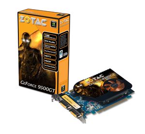 Видеокарта PCI-E nVidia GeForce 9500 GT 1024Mb Zotac , DDR2 ( ZT-95TEK2P-FSL ) Retail