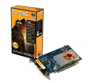 Видеокарта PCI-E nVidia GeForce 9400 GT 1024Mb Zotac , DDR2 ( ZT-94TEK2P-FSR ) Retail