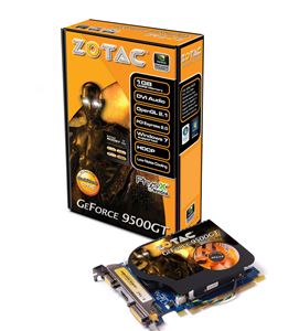 Видеокарта PCI-E nVidia GeForce 9500 GT 1024Mb Zotac , DDR2 ( ZT-95TEK2M-FSL ) Retail