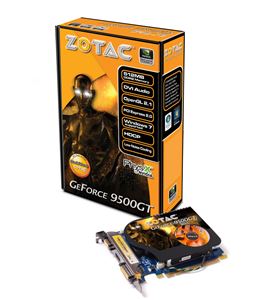 Видеокарта PCI-E nVidia GeForce 9500 GT 0512Mb Zotac , DDR2 ( ZT-95TEH3M-FSL ) Retail