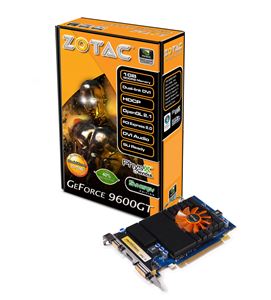 Видеокарта PCI-E nVidia GeForce 9600 GT 1024Mb Zotac , DDR2 HDMI ( ZT-96TEK3G-FDL ) Retail