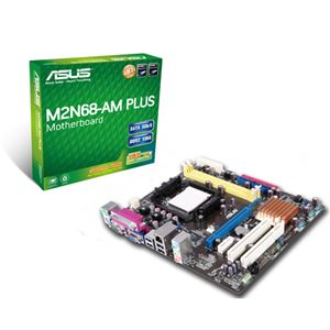 Материнская плата ATX NVIDIA nForce 630a ASUS Socket AM2 DDR2 ( M2N68 PLUS ) Retail