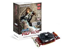 Видеокарта PCI-E ATI Radeon HD 4850 1024Mb Powercolor , DDR3 ( AX4850 1GBD3-PH ) Retail