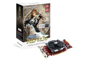 Видеокарта PCI-E ATI Radeon HD 4830 0512Mb Powercolor , DDR3 ( AX4830 512MD3-PH ) Retail