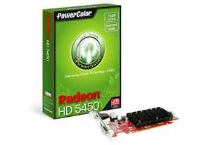 Видеокарта PCI-E ATI Radeon HD 5450 1024Mb Powercolor , DDR3 ( AX5450 1GBK3-SH ) OEM