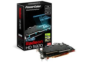 Видеокарта PCI-E ATI Radeon HD 5970 2048Mb Powercolor , DDR5 ( AX5970 2GBD5-WMD ) Retail