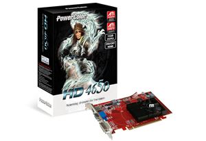 Видеокарта PCI-E ATI Radeon HD 4650 1024Mb Powercolor , DDR3 ( AX4650 1GBK3-H ) Retail