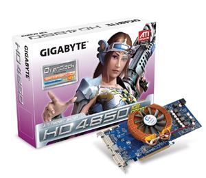 Видеокарта PCI-E ATI Radeon HD 4850 1024Mb Gigabyte , DDR3 ( GV-R485OC-1GH ) Retail