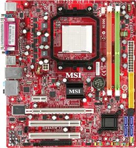 Материнская плата mATX AMD 780V MSI Socket AM2 DDR2 GLan ( K9A2VM-F V2 ) Retail