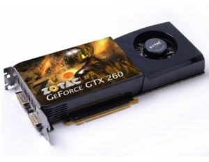 Видеокарта PCI-E nVidia GeForce GTX 260 0896Mb Zotac , DDR3 ( ZT-X26E3KG-FDR ) Retail