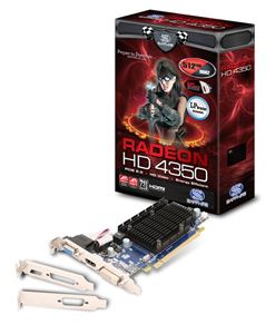 Видеокарта PCI-E ATI Radeon HD 4350 0512Mb Sapphire , DDR2 ( 11142-XX-20R ) Lite