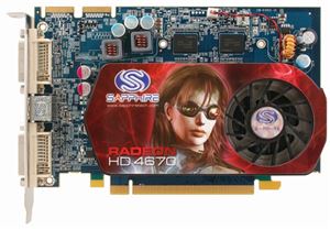 Видеокарта PCI-E ATI Radeon HD 4670 0512Mb Sapphire , DDR3 ( 11138-XX-20R ) OEM