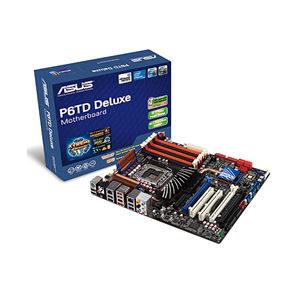 Материнская плата ATX iX58 ASUS LGA 1366 DDR3 ( P6TD DELUXE ) Retail