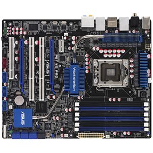 Материнская плата ATX iX58 ASUS LGA 1366 DDR3 ( P6T WS PRO ) Retail