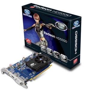 Видеокарта PCI-E ATI Radeon HD 5550 1024Mb Sapphire , DDR2 ( 11170-05-20R ) Lite