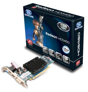 Видеокарта PCI-E ATI Radeon HD 5450 1024Mb Sapphire , DDR2 ( 11166-14-20R ) Lite