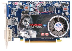 Видеокарта PCI-E ATI Radeon HD 4650 1024Mb Sapphire , DDR2 HDMI, DVI, TV ( 11140-12-20R ) Lite