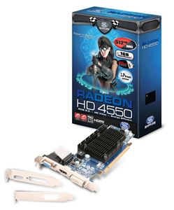 Видеокарта PCI-E ATI Radeon HD 4550 0512Mb Sapphire , DDR3 HDMI, DVI, TV ( 11141-06-20R ) Lite