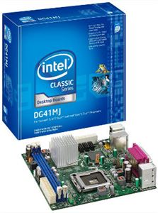 Материнская плата mini-ITX iG41 Intel LGA 775 DDR2 ( BLKDG41MJ 900997 ) OEM