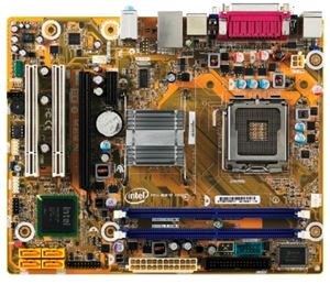 Материнская плата mATX iG41 Intel LGA 775 DDR2 ( BLKDG41CN 904749 ) OEM