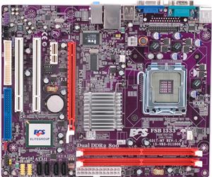 Материнская плата mATX iG31 ECS LGA 775 DDR2 ( G31T-M7 ) Retail