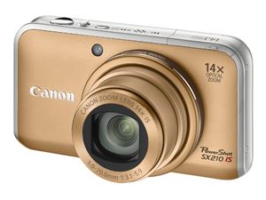 Фотоаппарат Canon PowerShot SX210 IS золотистый ( 4245B002 )